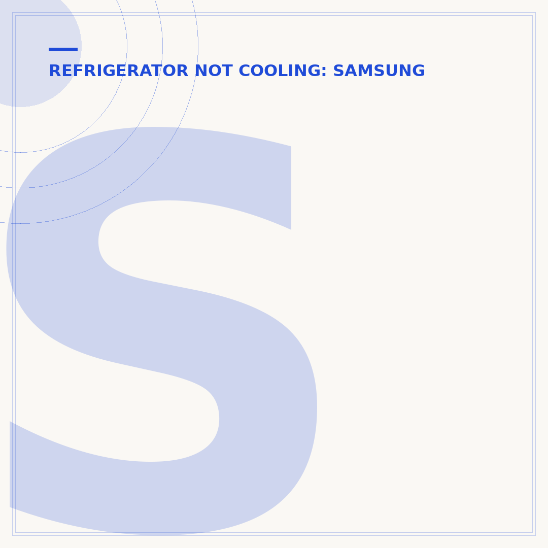 Samsung Fridge Not Cooling But Light Is On