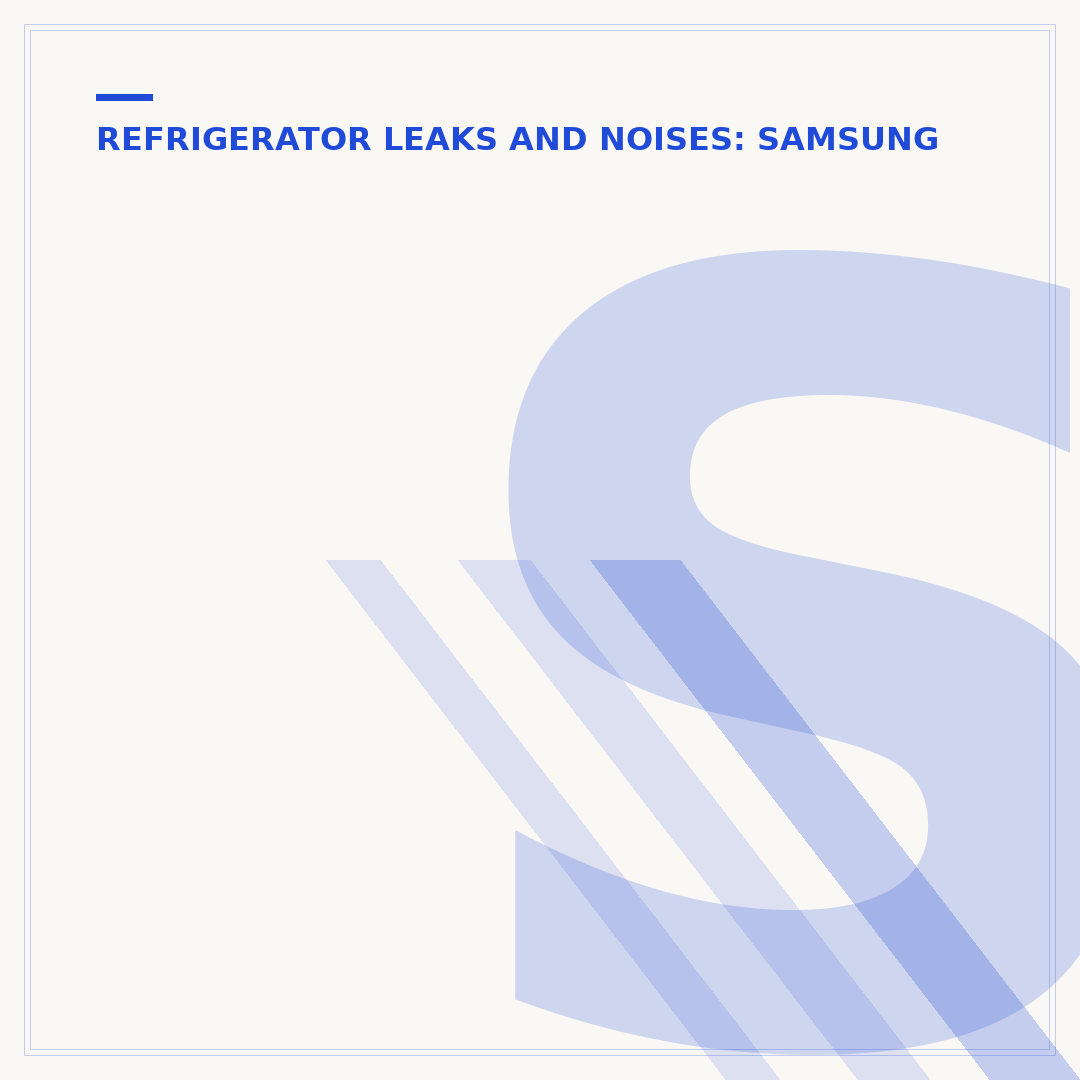 Samsung Fridge Making Weird Noise: Causes & Solutions