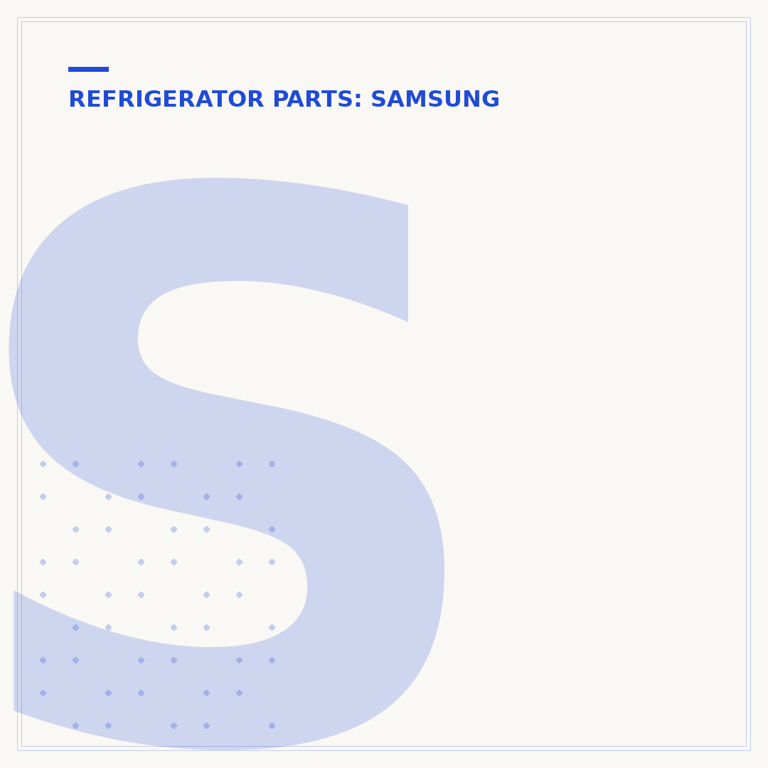 Samsung Fridge Parts: Find Replacements & Fixes