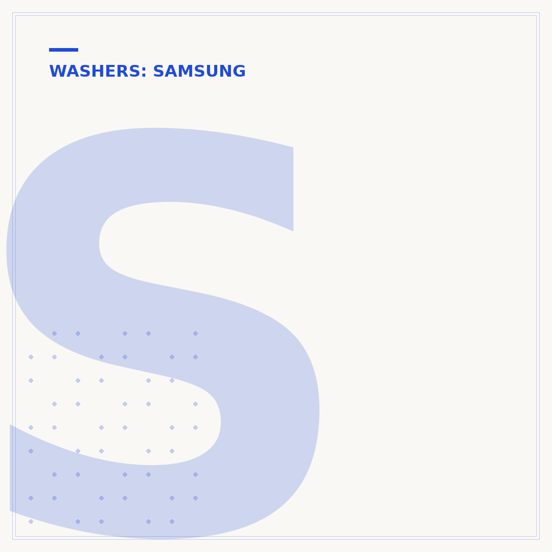 Samsung Washer DC: Understanding Motor Types and Codes