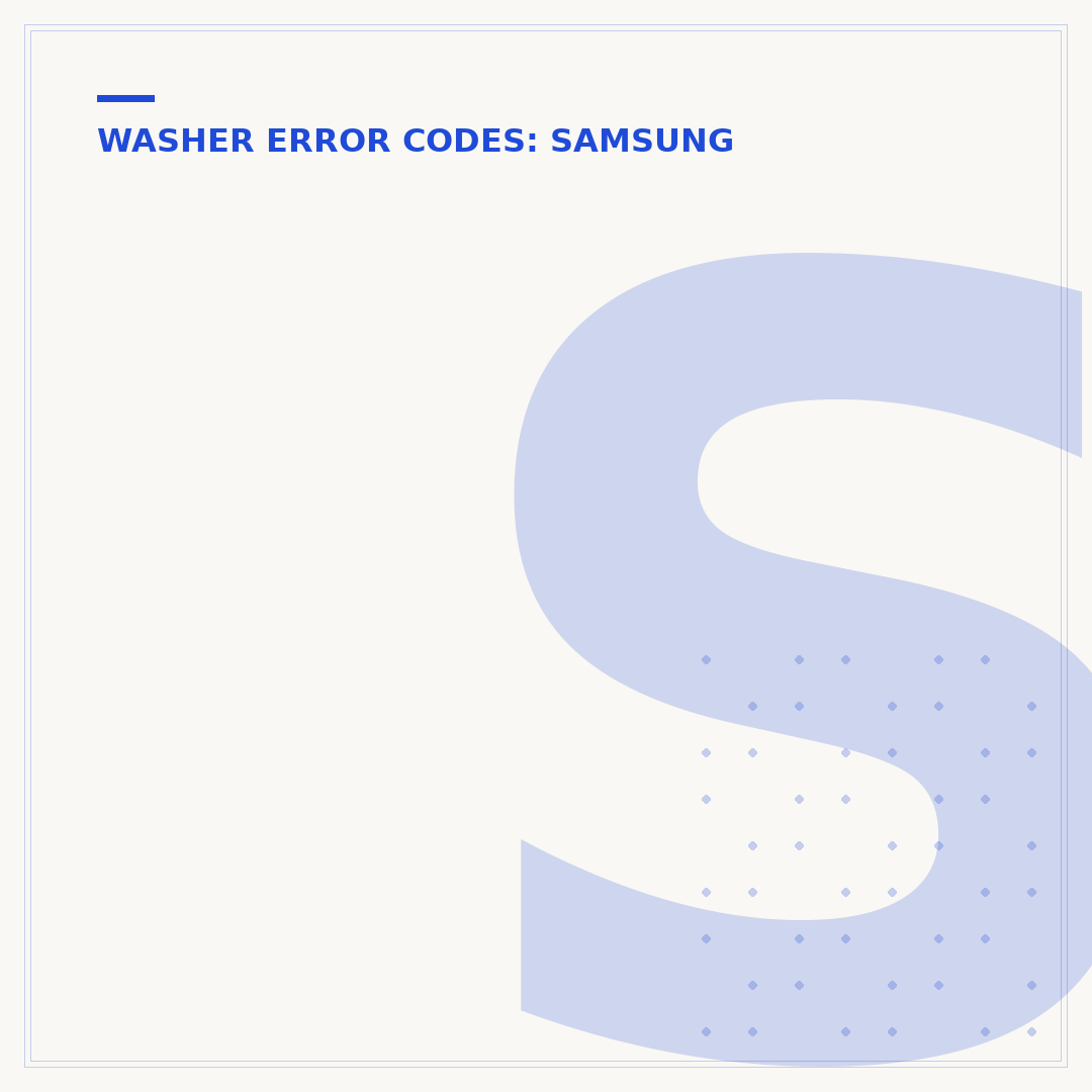 Samsung Washer Code E2: What It Means & How to Fix It