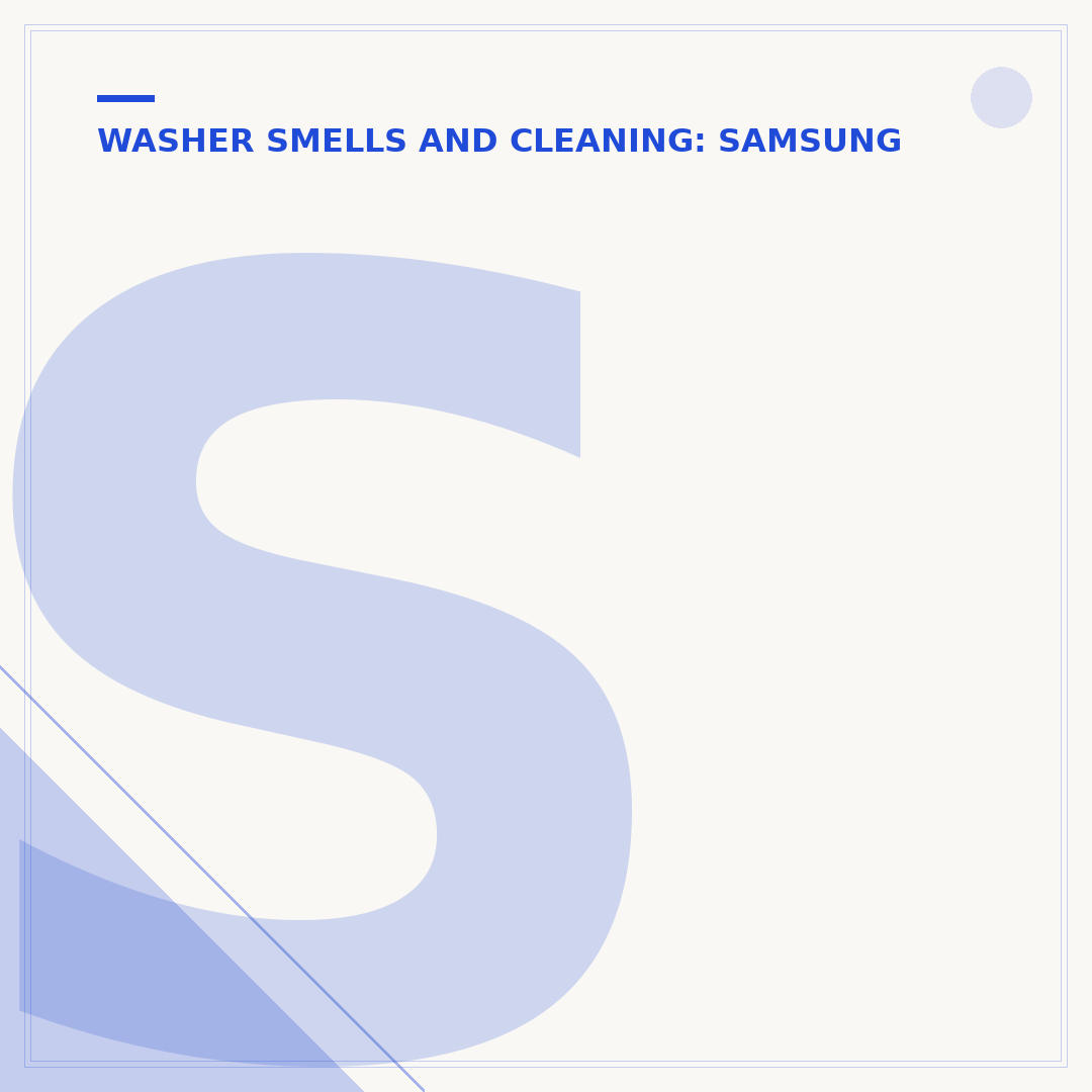 Samsung Washer Mildew Smell: Causes & How to Eliminate