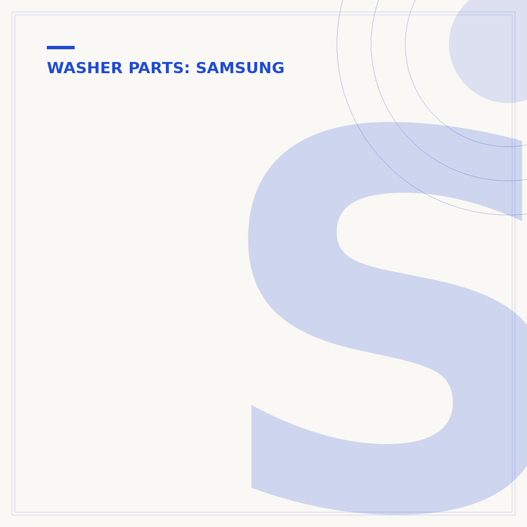 Samsung Washer Pump: What It Is & When to Check