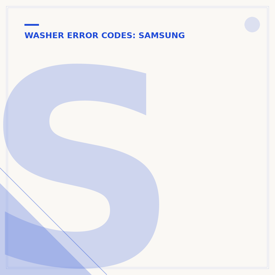 Samsung Top Load Washer SC Code