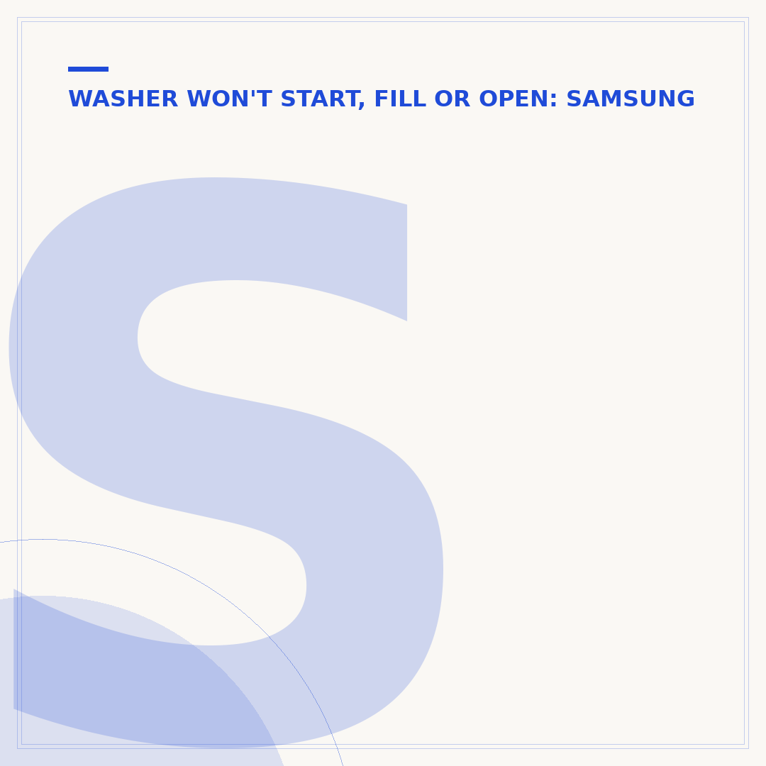 Samsung Washer Stuck on Rinse Cycle: Fixes & Solutions