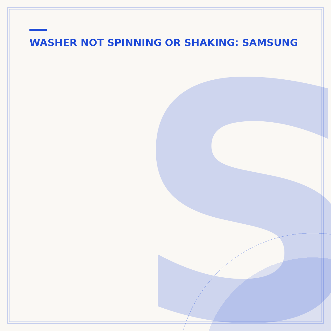 Samsung Washer Unbalanced Fix: Restore Balance & Spin
