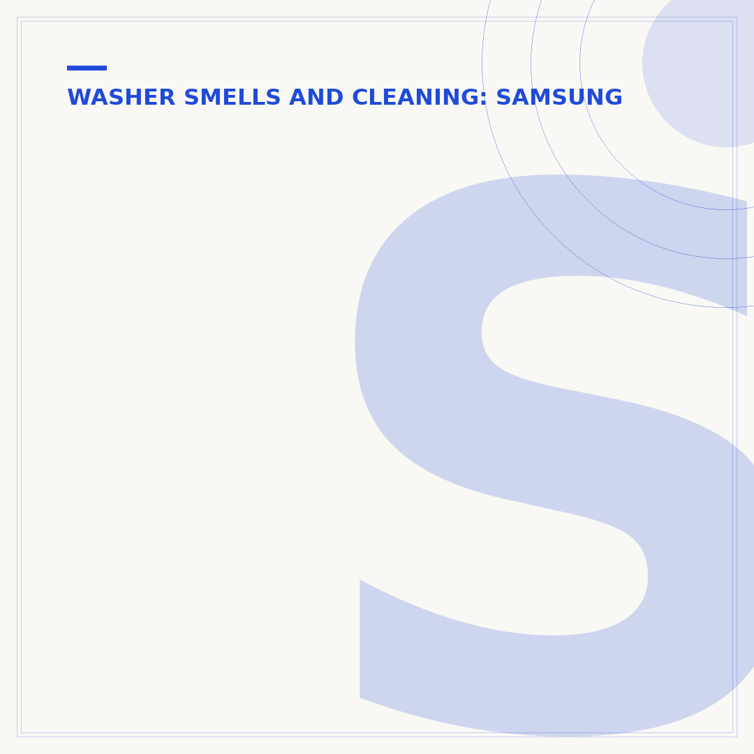 Samsung Washing Machine Self Clean Cycle Explained