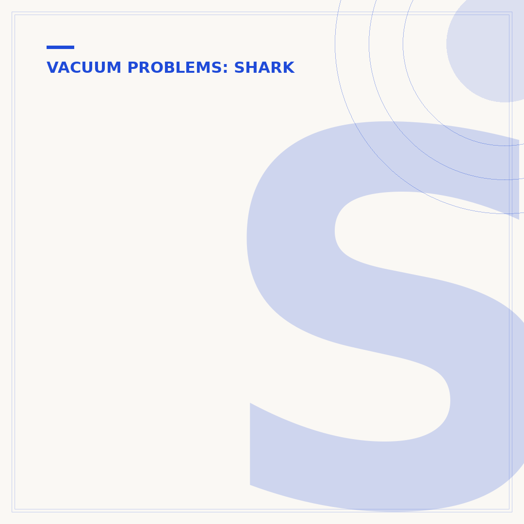 Shark Vacuum Brush Roll Not Working? Fix It Now