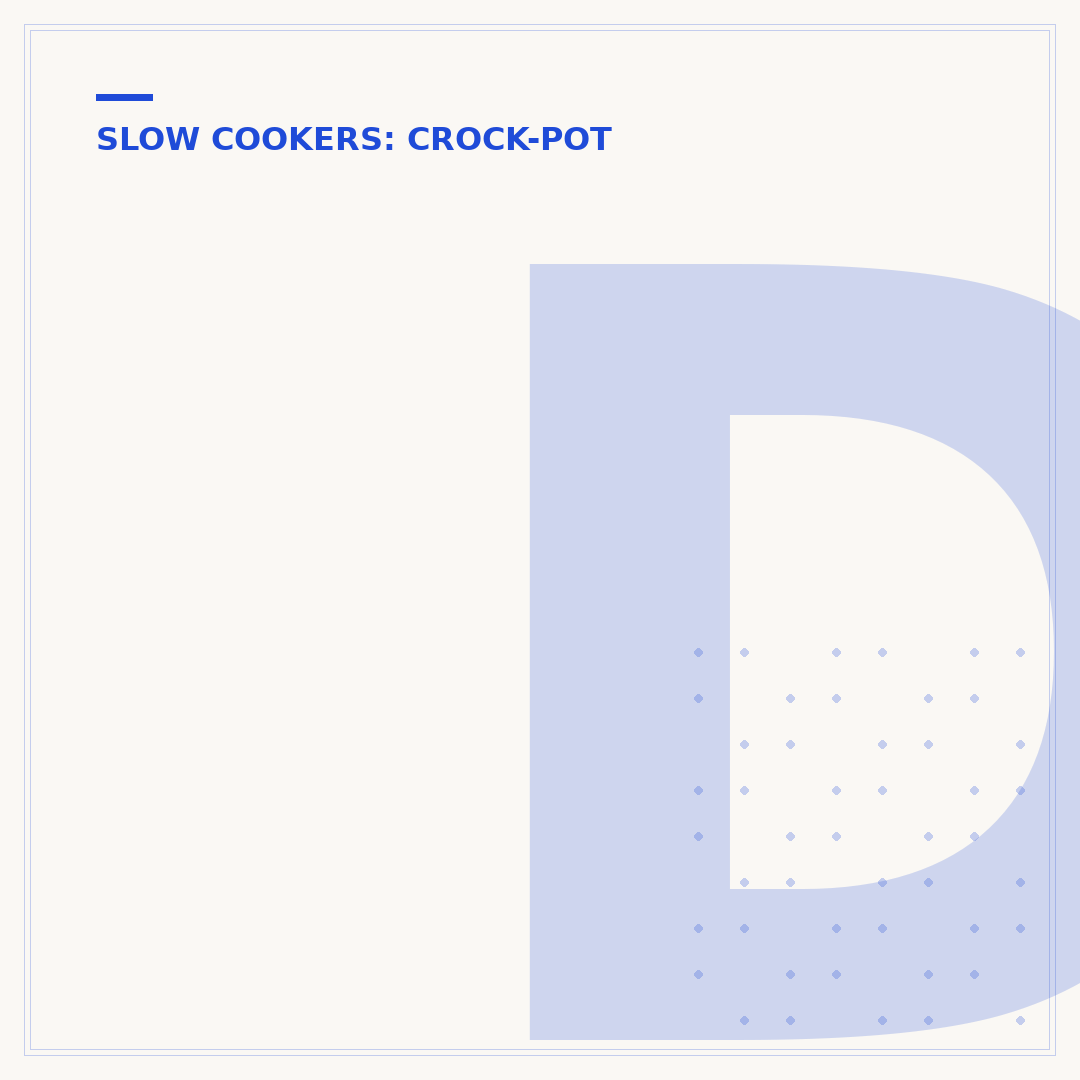 Difference Between a Slow Cooker and a Crock-Pot
