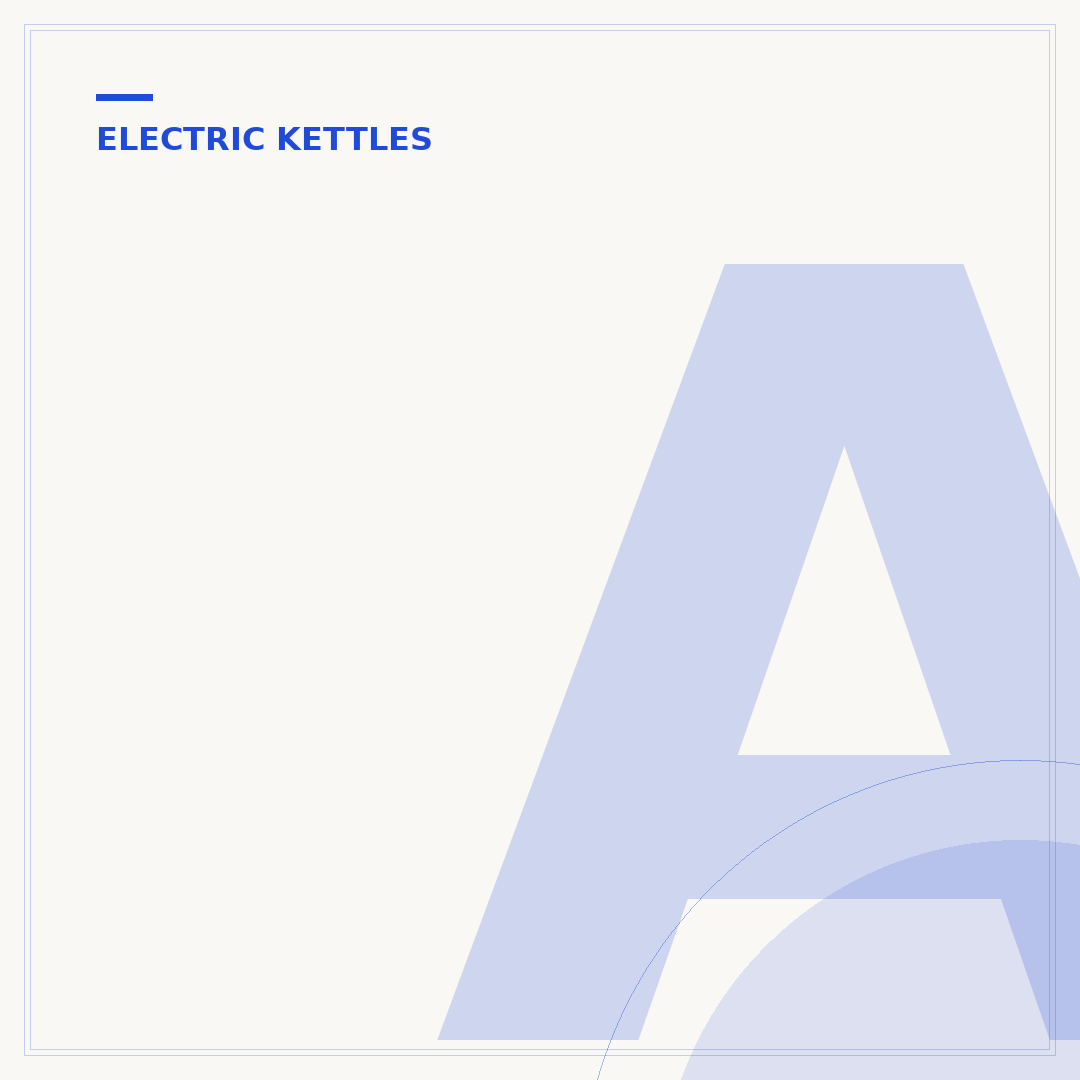 A Stainless Steel Electric Tea Kettle