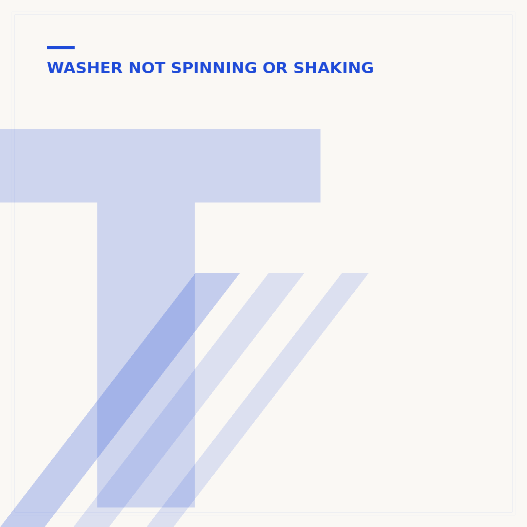 Top Load Washer Not Spinning: Causes and Fixes