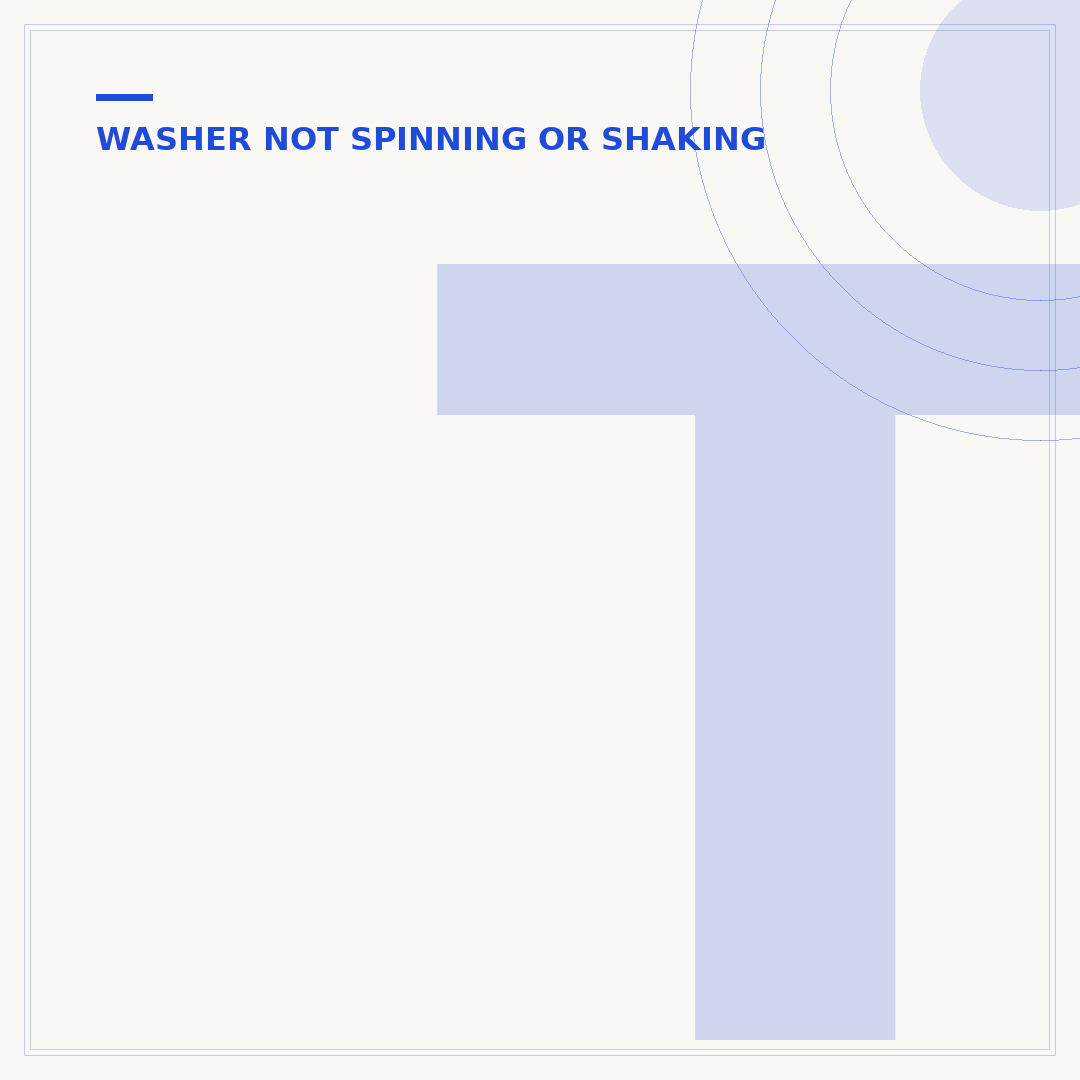 Top Load Washer Not Spinning Clothes Dry: Causes & Fixes