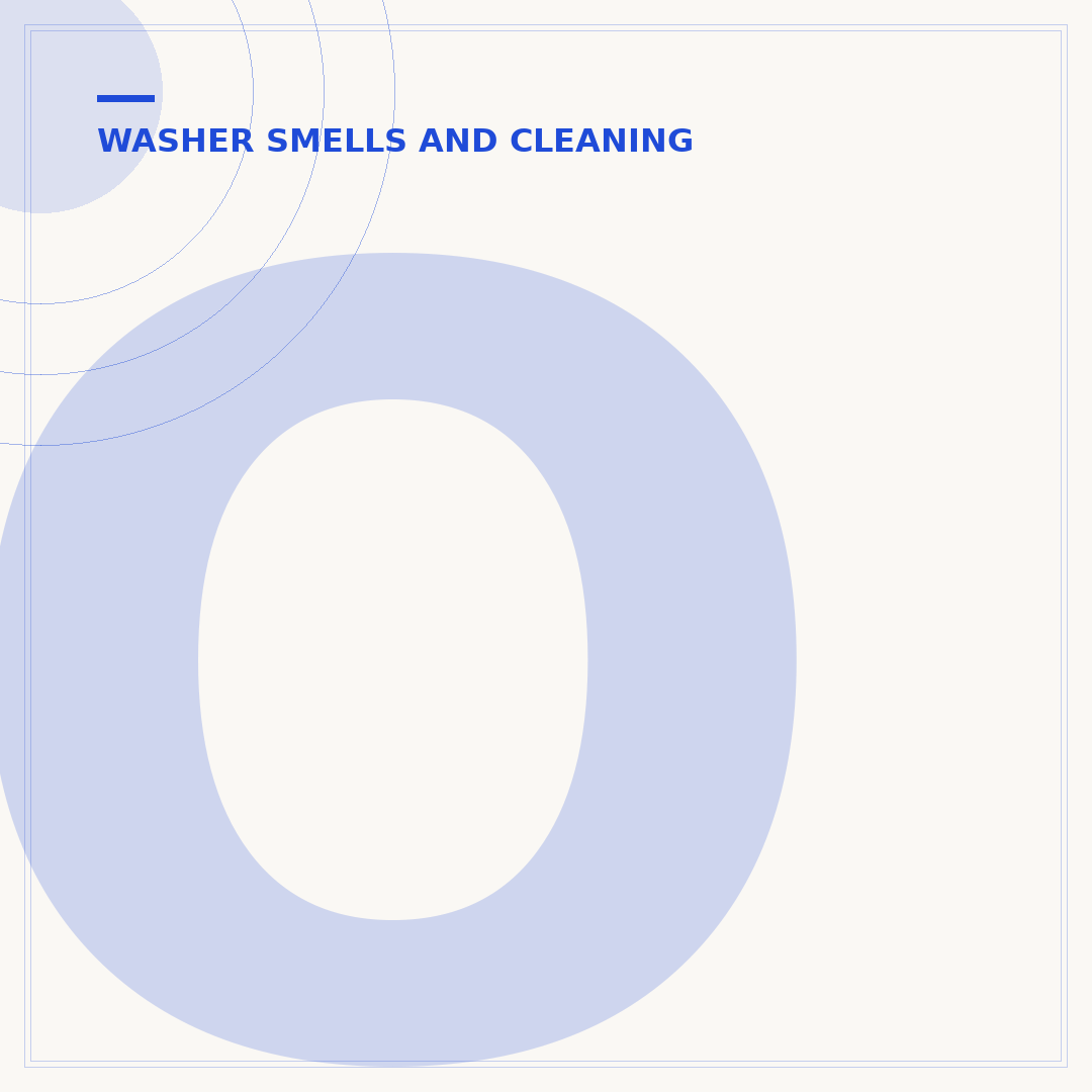 Odor in a Top Loader Washing Machine