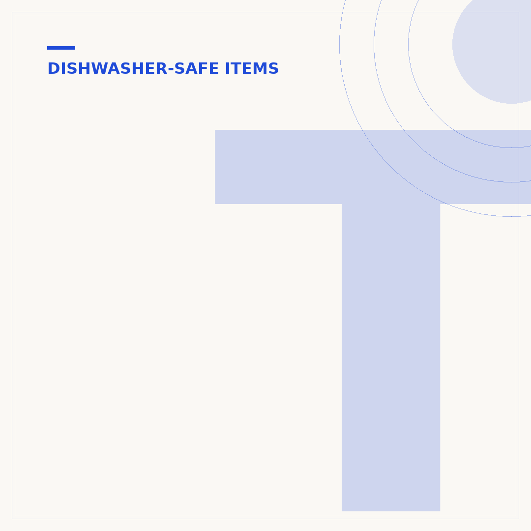 Top Rack Dishwasher Safe Symbol Explained