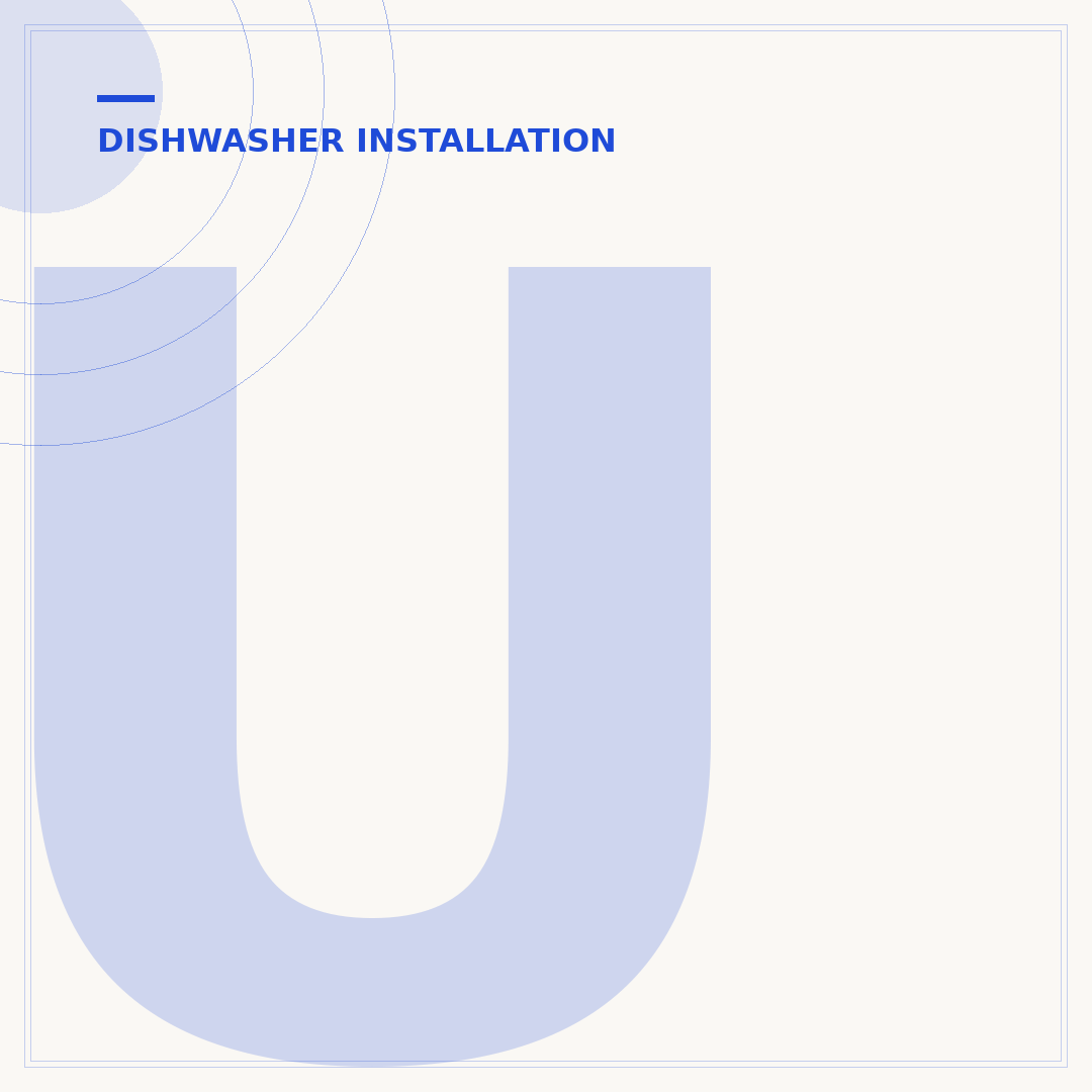 Under Counter Dishwasher Mounting Bracket