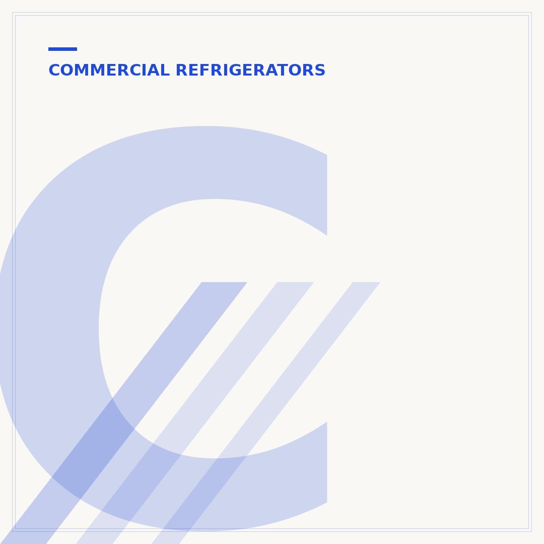 Commercial Under Counter Fridges