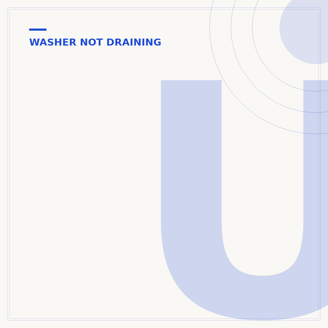 Universal Drain Hose for a Washing Machine