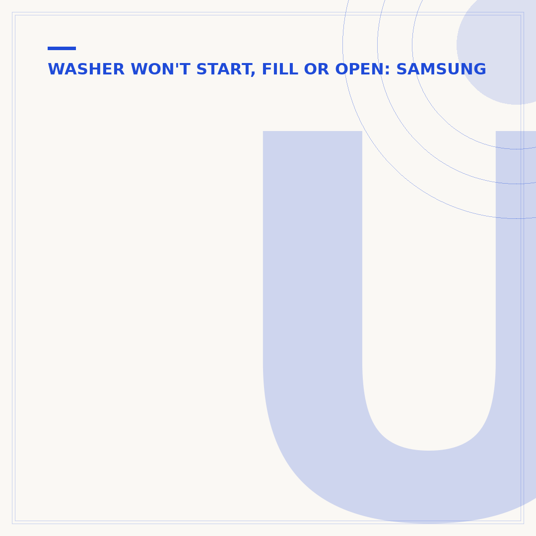 Unlock Samsung Washer Without Power: Manual Door Release
