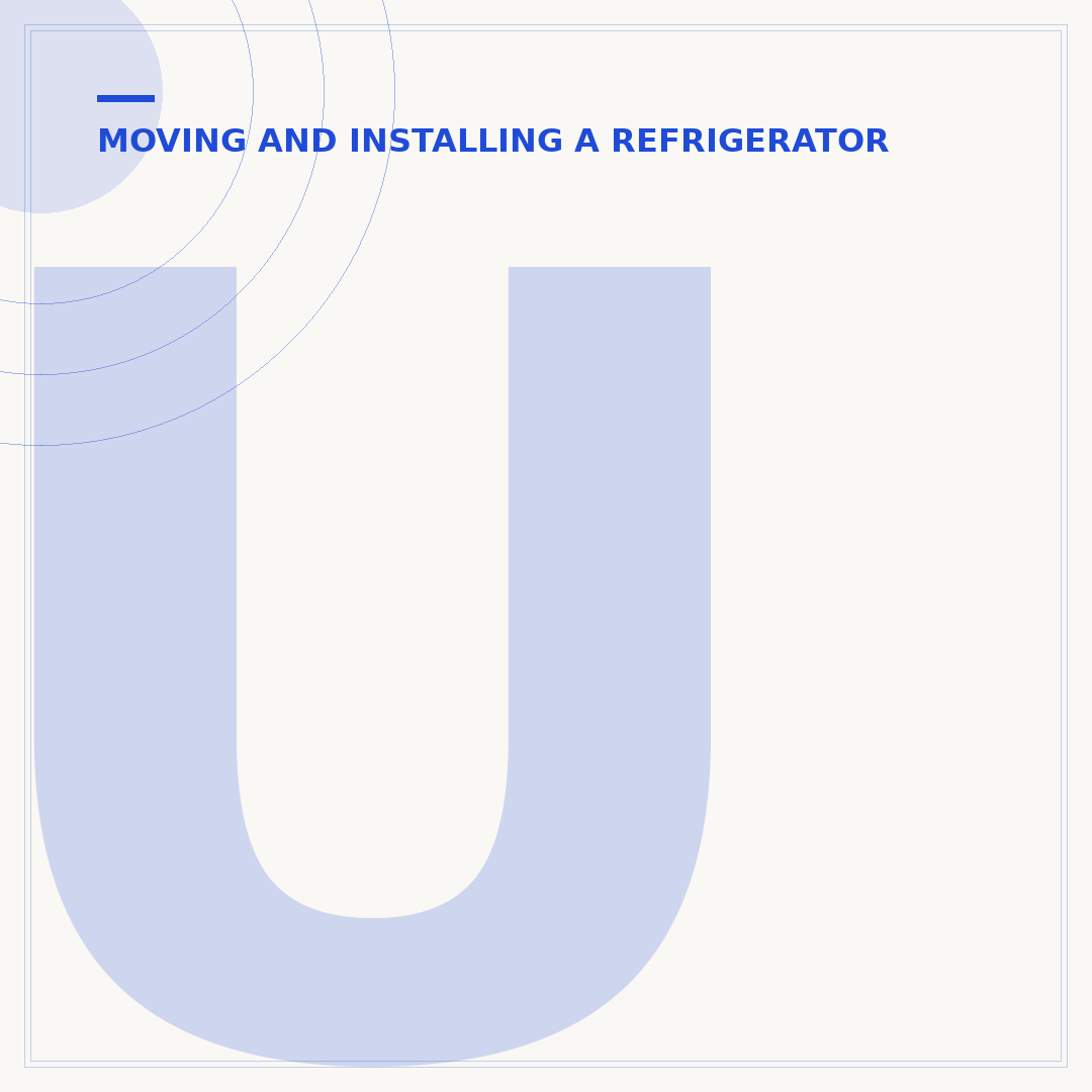 Unplugging a Refrigerator to Reset It