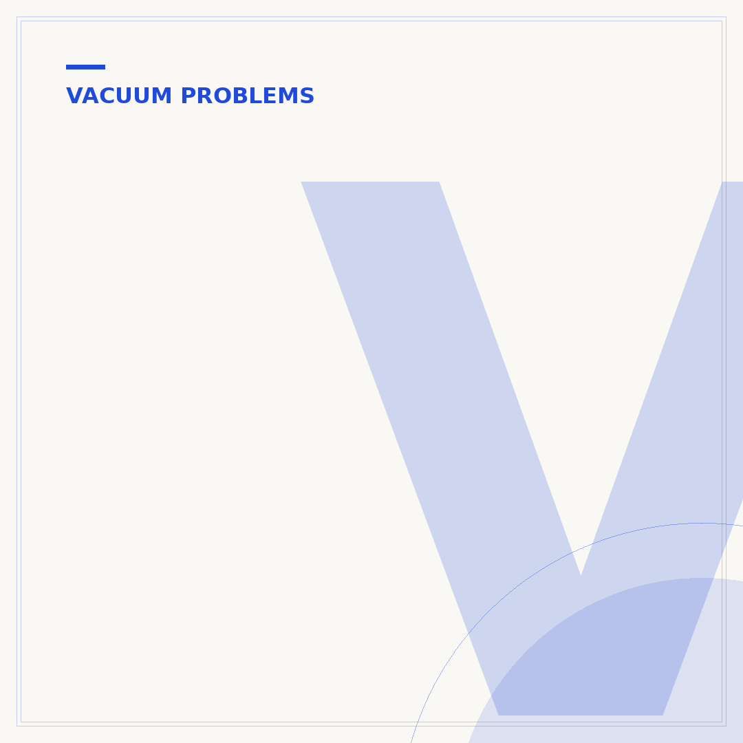 Vacuum Cleaner Not Sucking