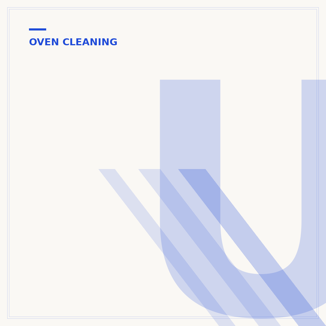 Using Vinegar to Clean an Oven