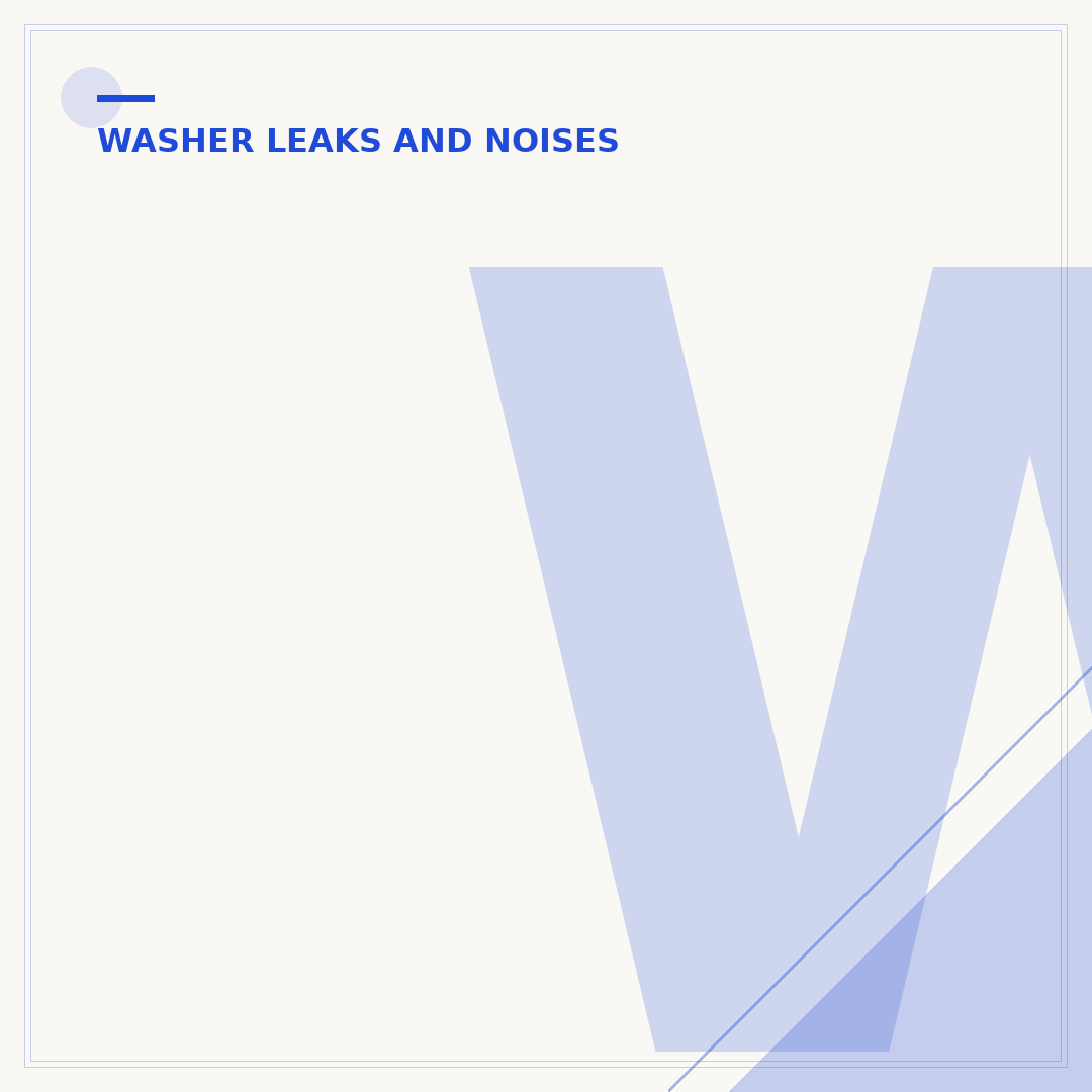 Washer Making Screeching Noise: Causes and Solutions