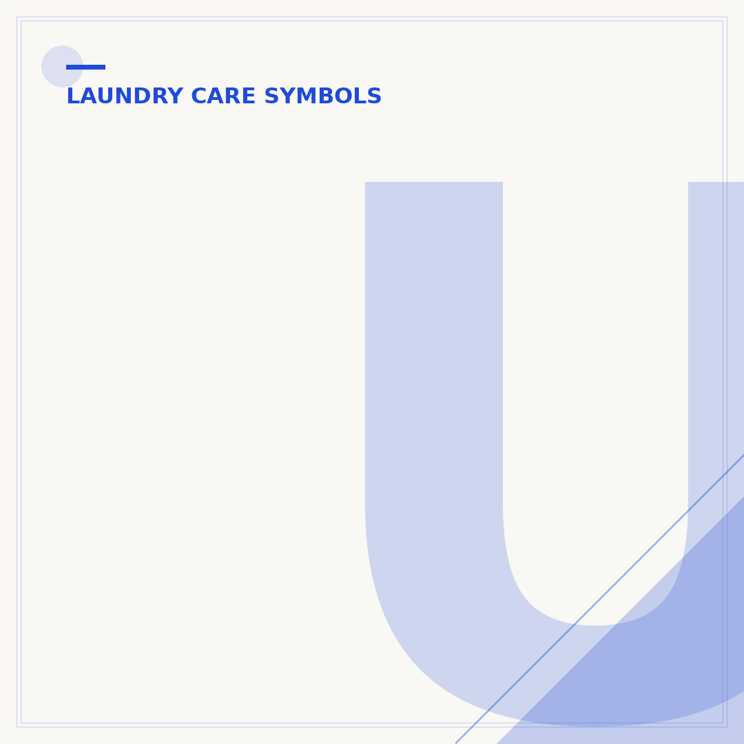 Understand Laundry Symbols for Washing Machines
