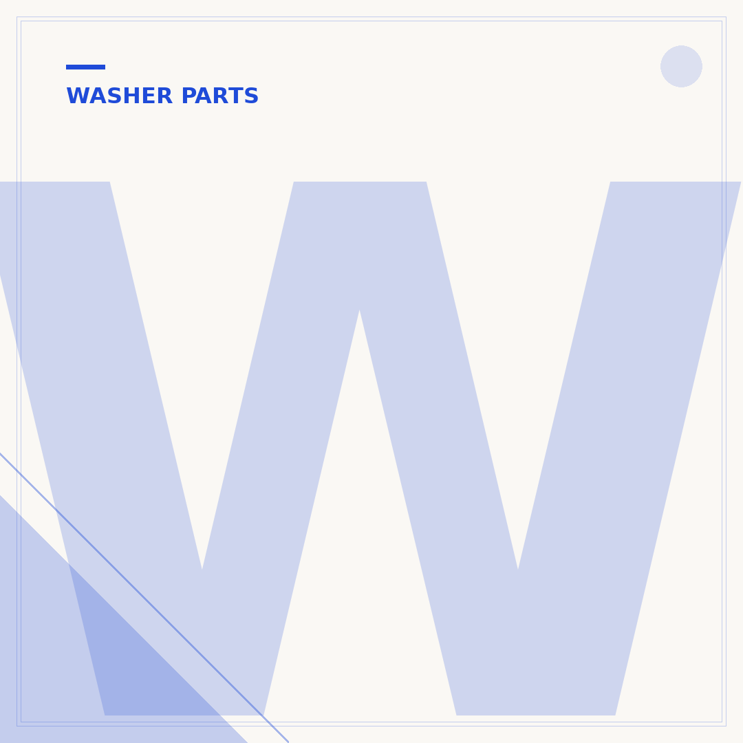 Washing Machine Water Pump: Symptoms, Causes & Fixes
