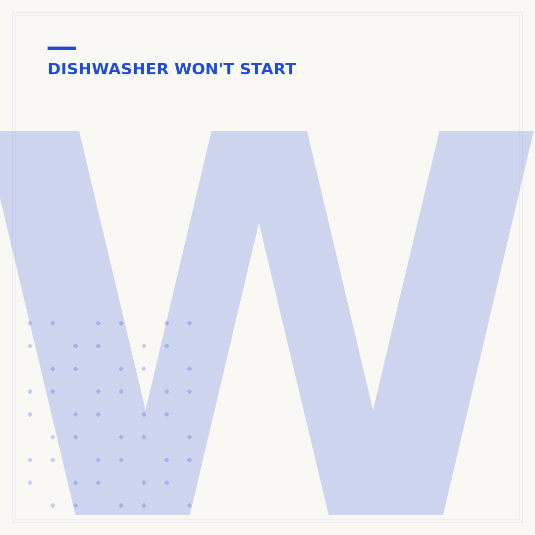 Water Not Getting Into the Dishwasher