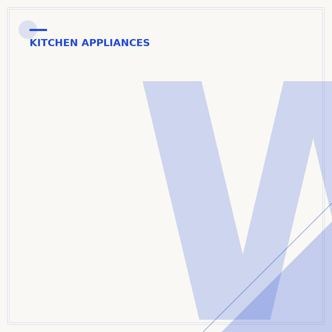 What Are Household Appliances? Definition, Types & Uses