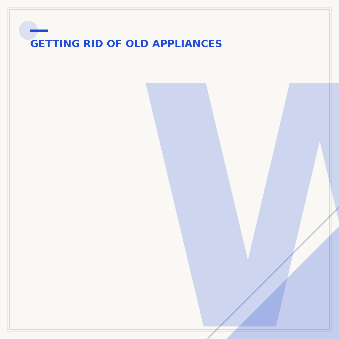 Where to Take Old Appliances for Disposal & Recycling