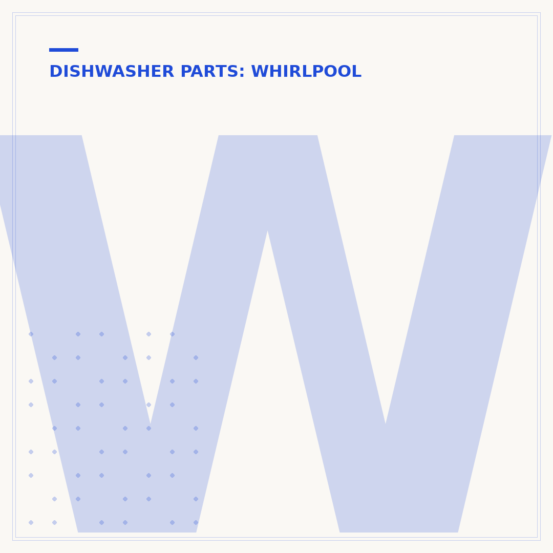 Whirlpool Dishwasher Circulation Pump