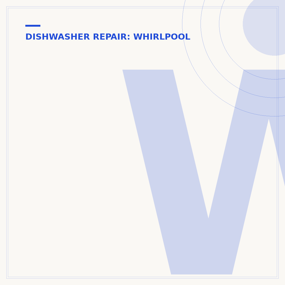 Whirlpool Dishwasher Repair Manuals: Find & Use Them