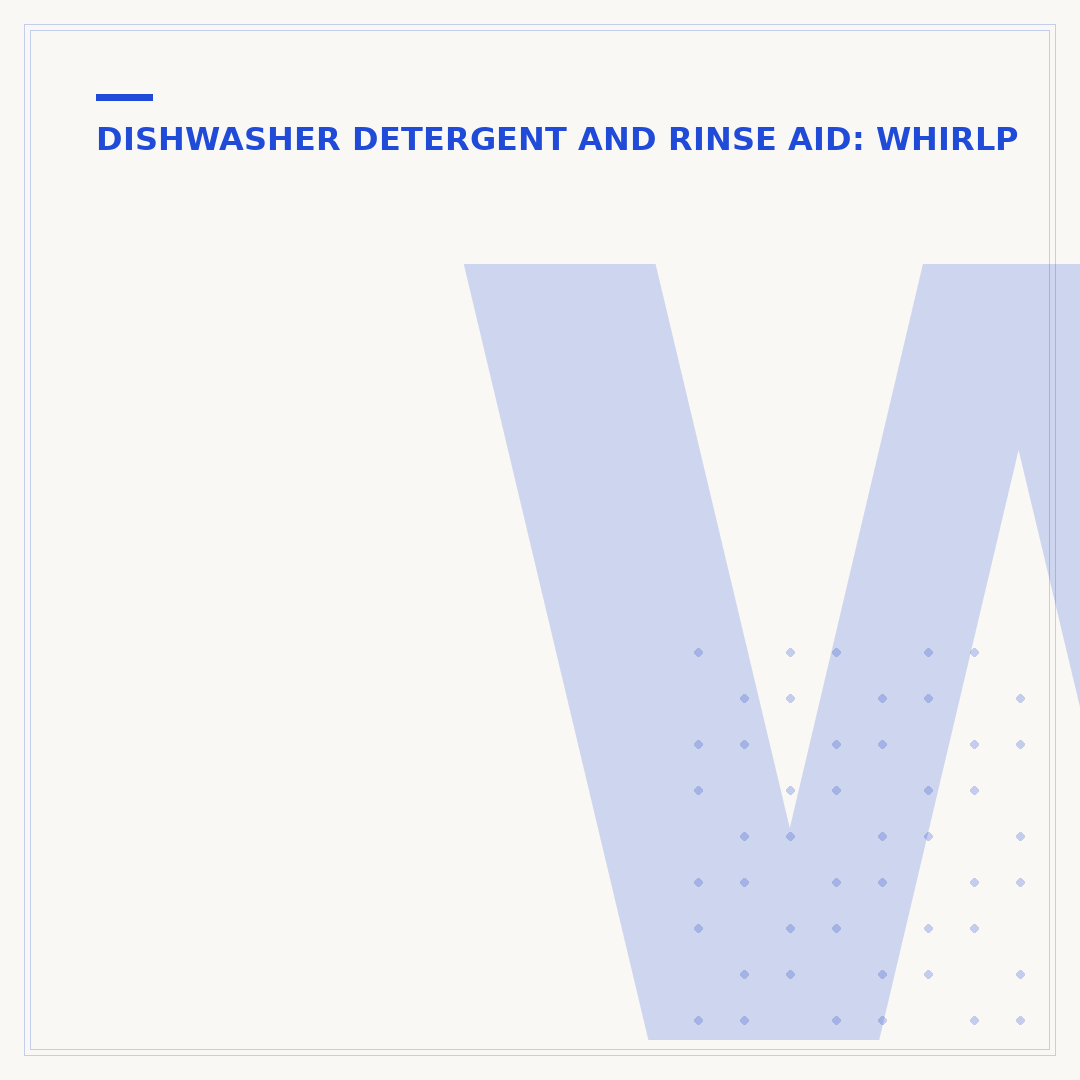 Whirlpool Dishwasher Rinse Aid: How to Use & Why It Matters