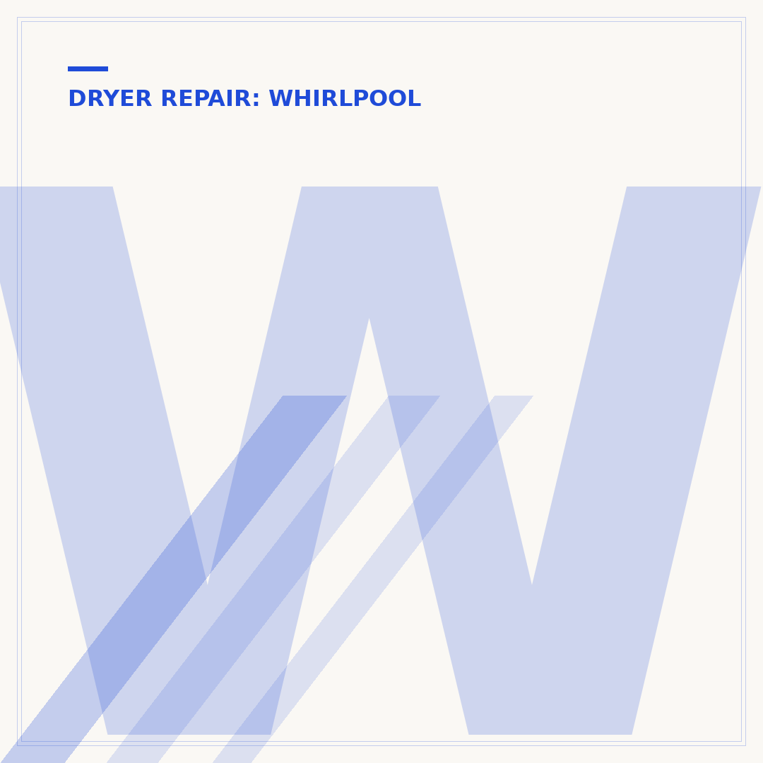 Whirlpool Dryer Manual