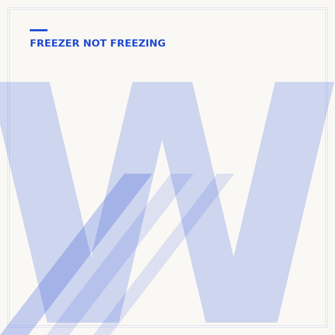 Whirlpool Freezer Not Working? Common Causes & Fixes