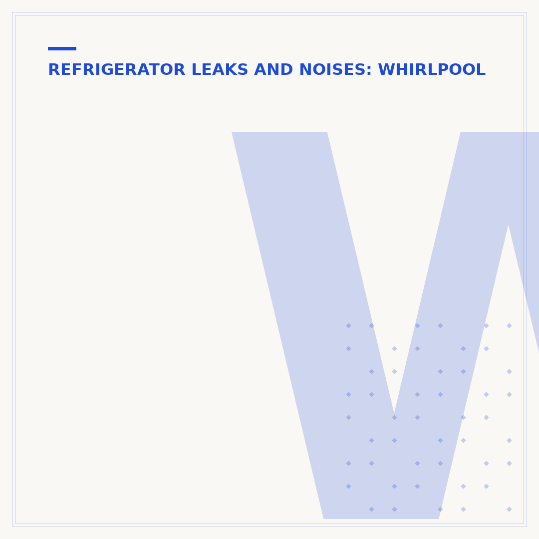 Whirlpool Fridge Beeping Constantly: Troubleshooting