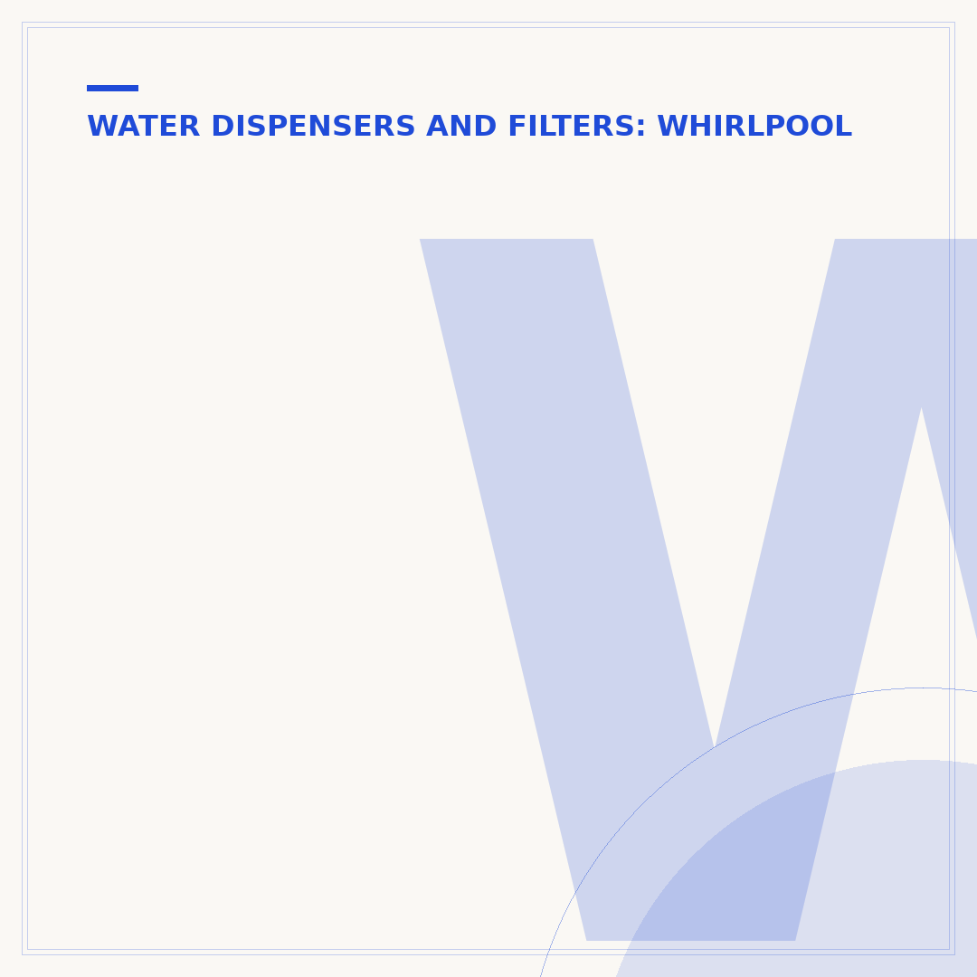 Water Filter for Whirlpool Fridge