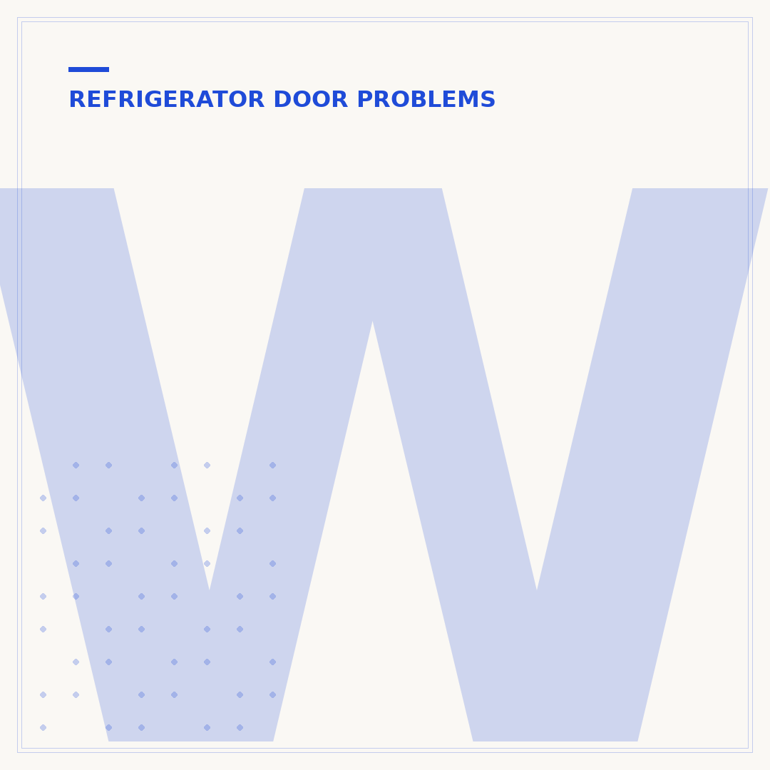 Whirlpool Refrigerator Door Seal Problem: Fixes & Prevention
