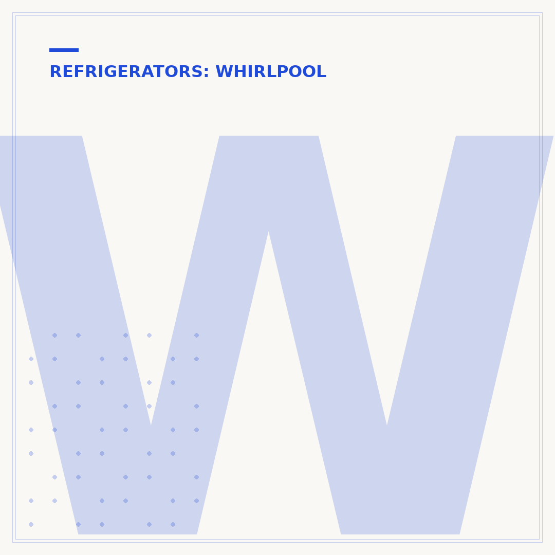 Whirlpool Refrigerator Reset Button