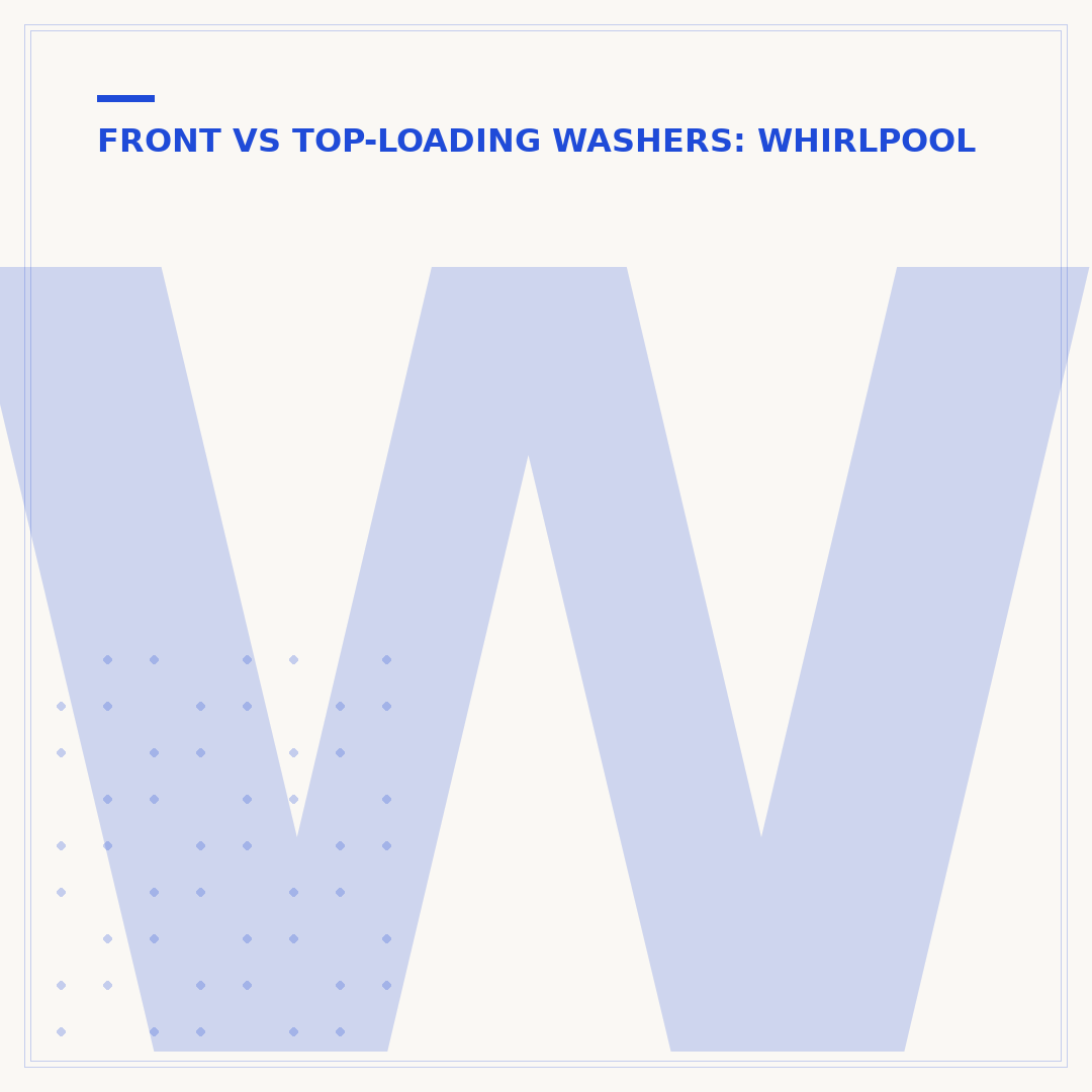 Whirlpool Top-Loader Washer Troubleshooting