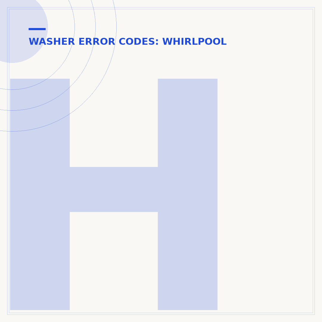 How Do I Fix a 5D Error on a Whirlpool Washer?