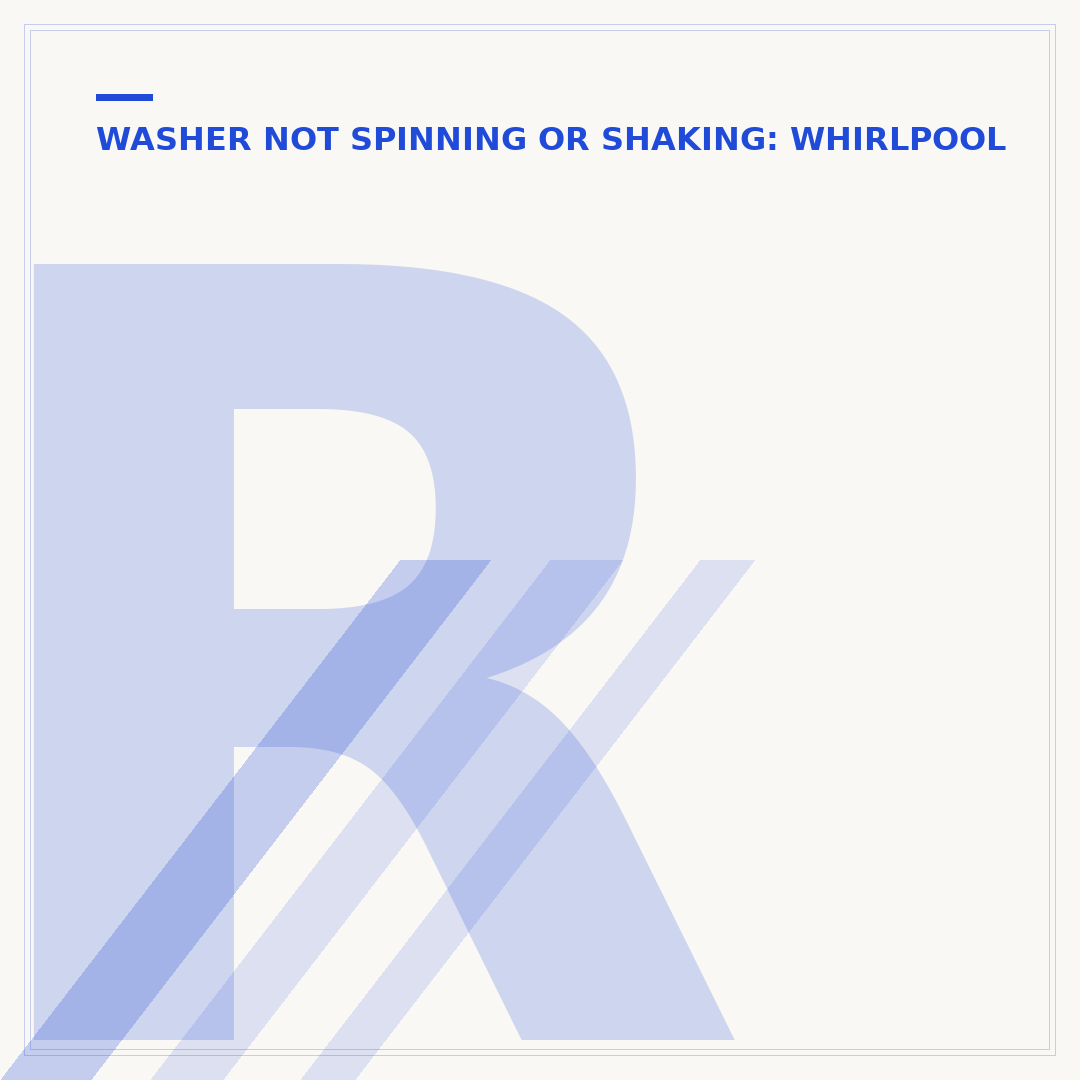 Replacing a Whirlpool Washer Agitator