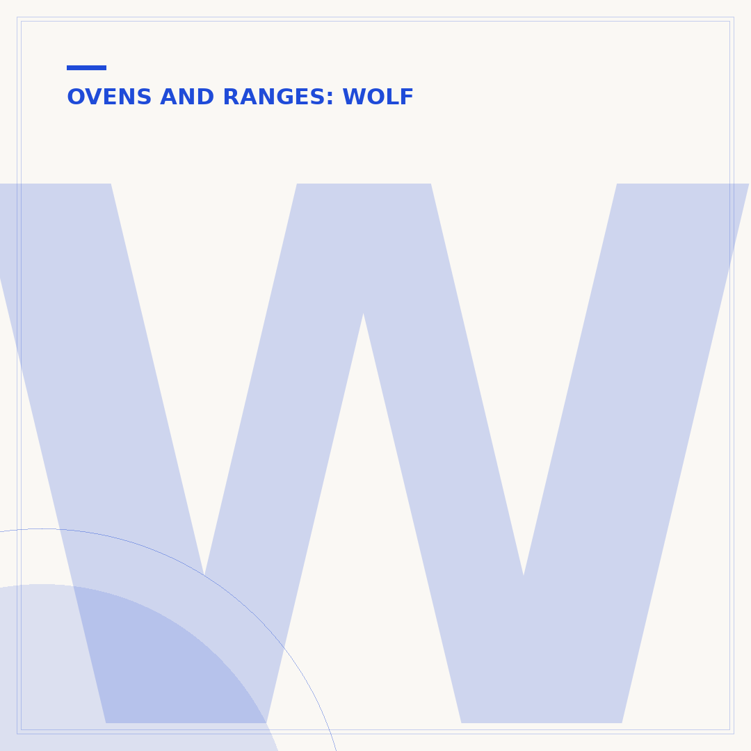 Wolf Electric Ranges