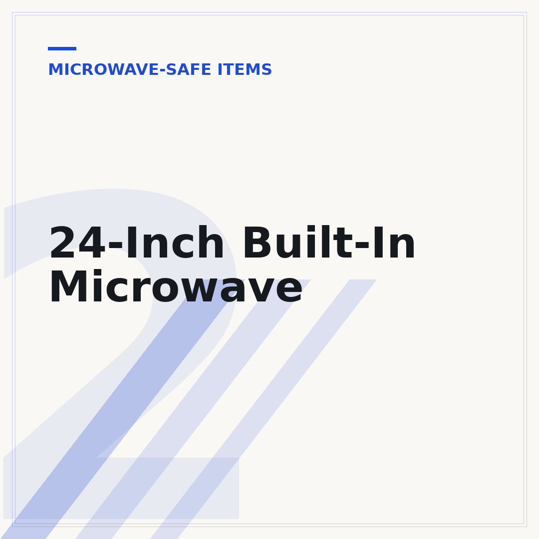 24-Inch Built-In Microwave