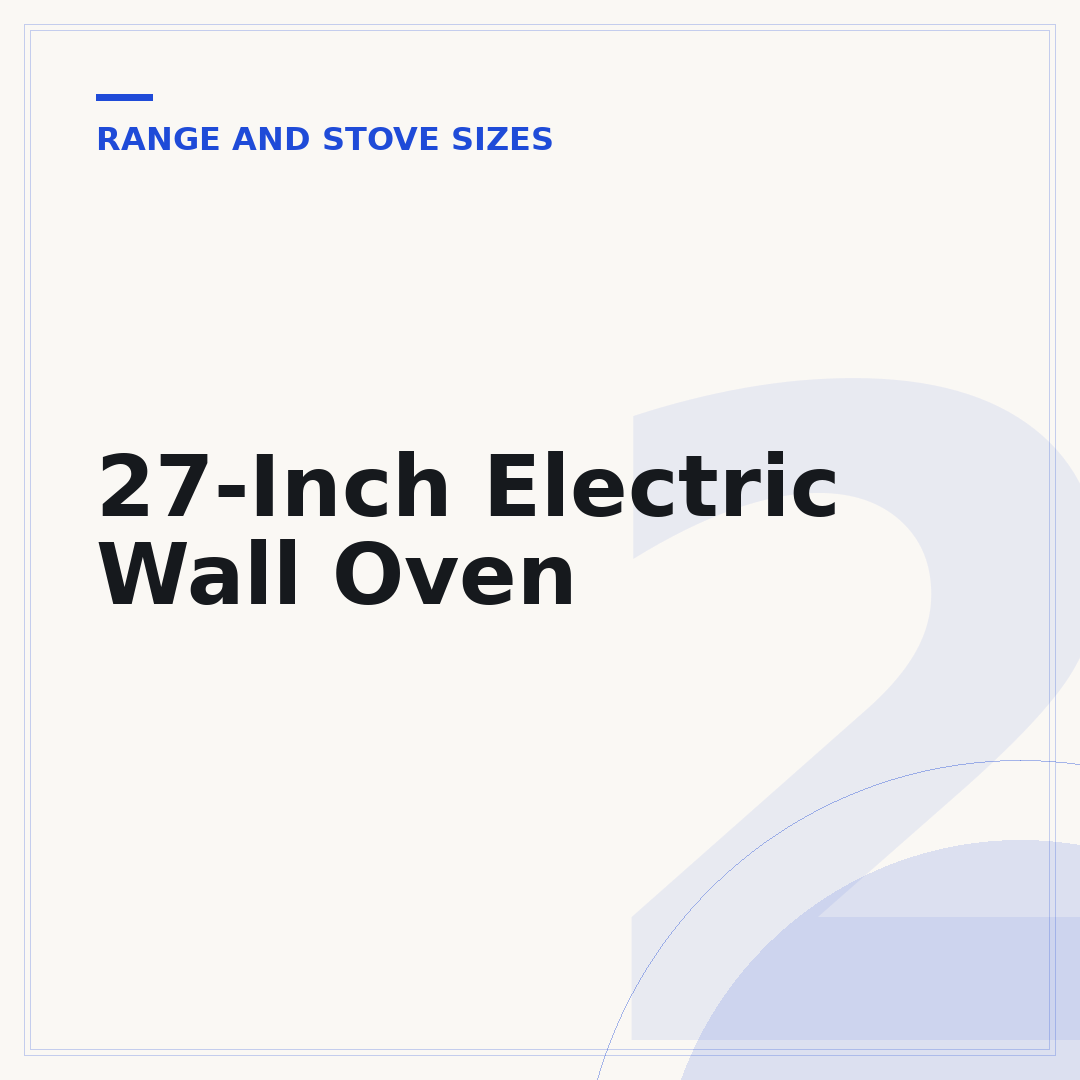 27-Inch Electric Wall Oven
