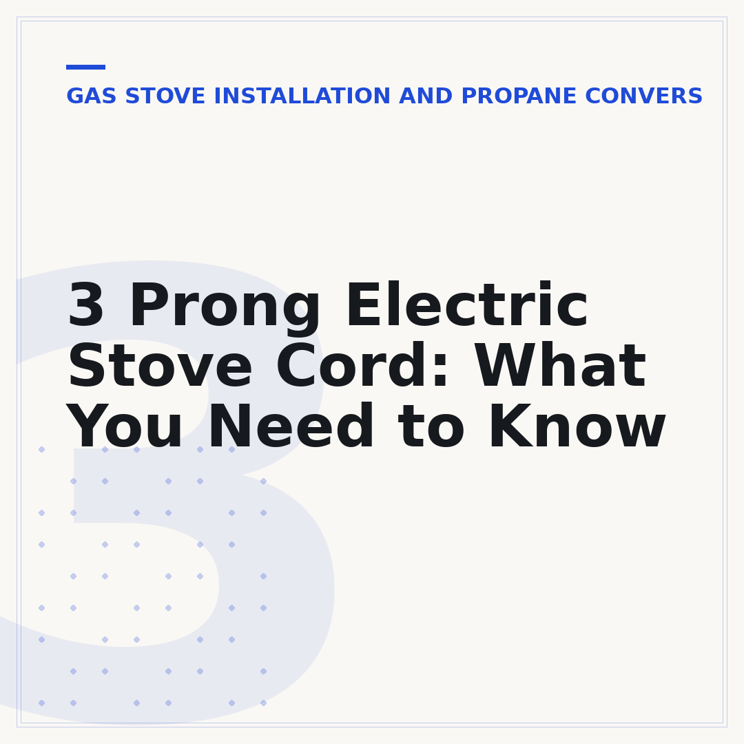 3 Prong Electric Stove Cord: What You Need to Know