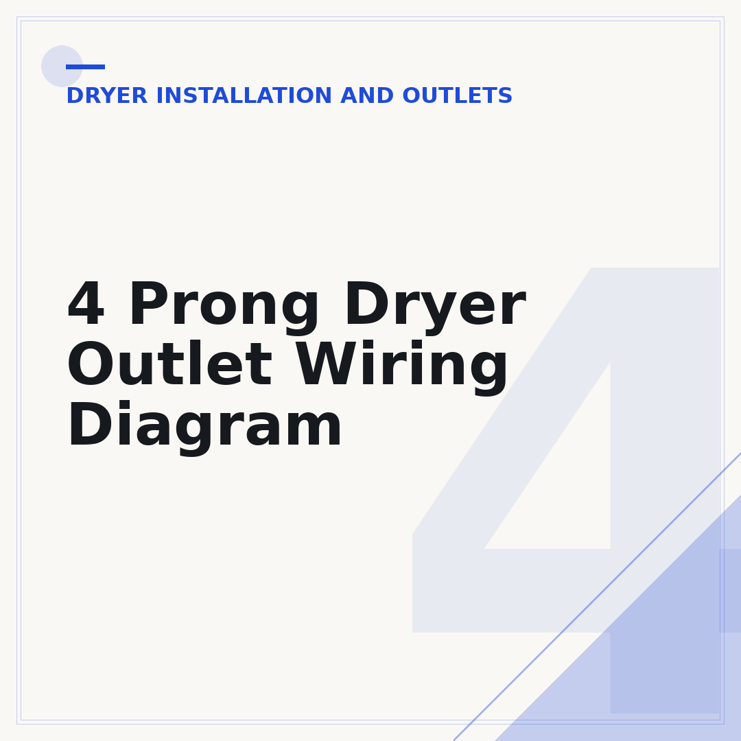 4 Prong Dryer Outlet Wiring Diagram