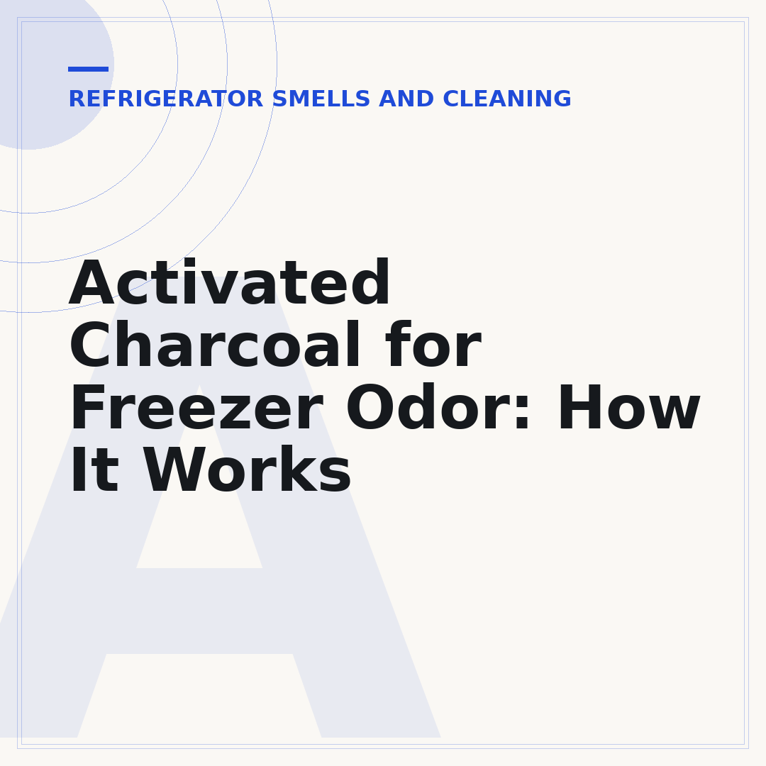 Activated Charcoal for Freezer Odor: How It Works