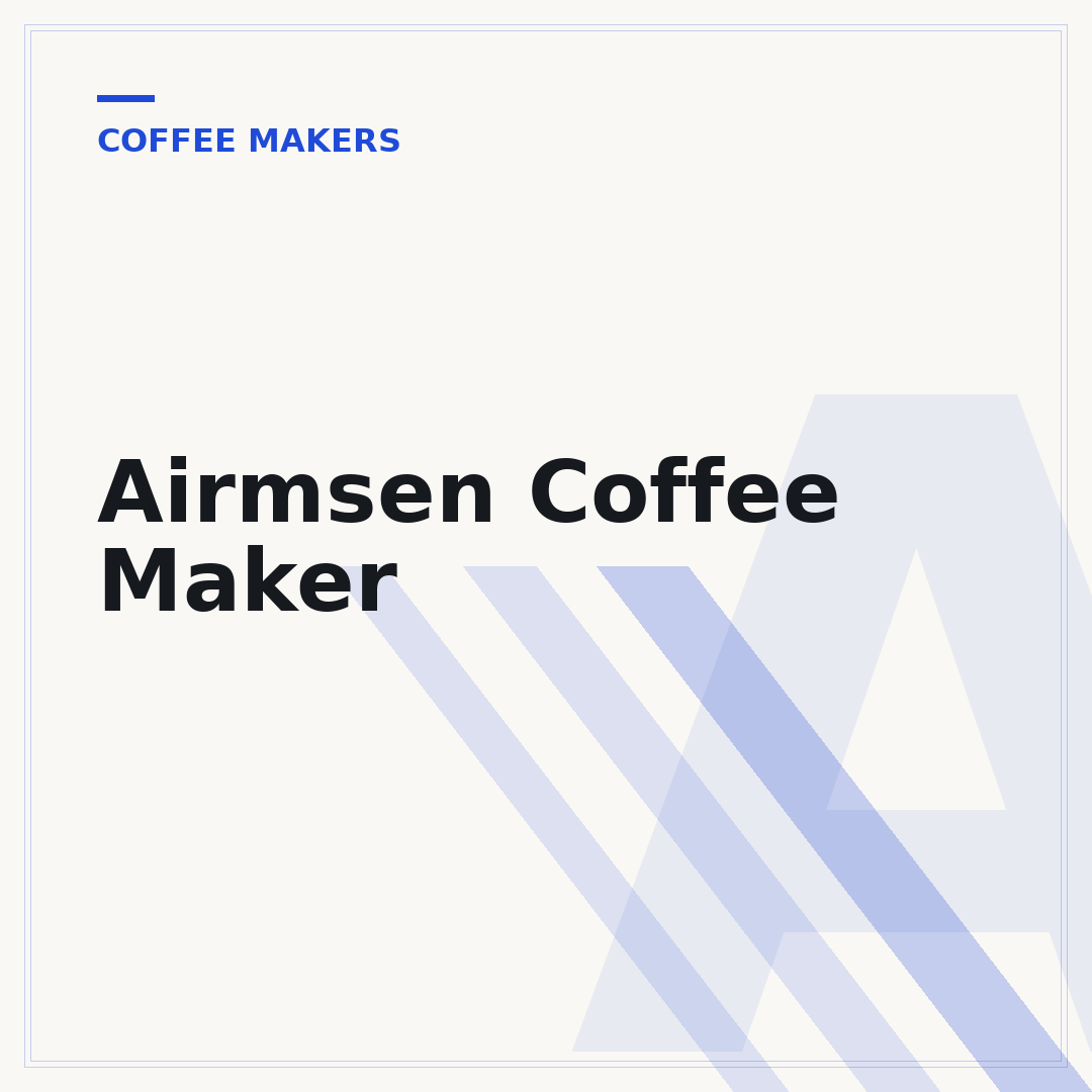 Airmsen Coffee Maker